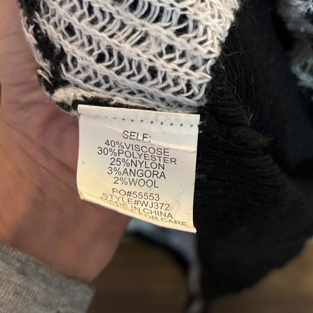 Timing Monochrome Geometric Cardigan View 3